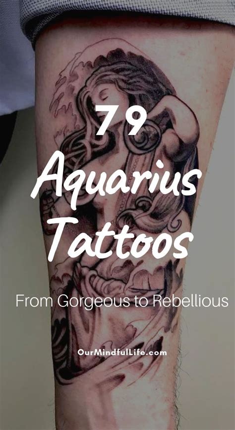 60 Aquarius Tattoo Ideas For Men